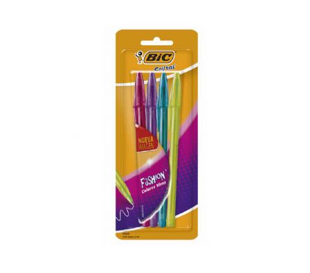 BOLIGRAFO BIC CRISTAL SOFT A-N-R BIST X3 U