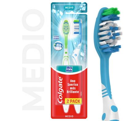 CEPILLO DENTAL COLGATE MAX WHITE 2X1