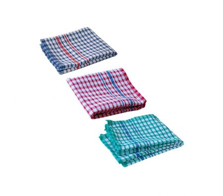 PAÑO P/COCINA C/CUADROS 38*60CM 50G REF CJ-63