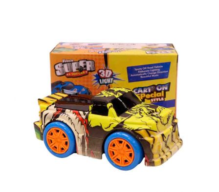 CAMIONETA C/LUZ LED 3D C/MUSICA REF 