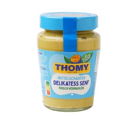 MOSTAZA THOMY DELIKATESS SENF SEMIFUERTE VASO250ML