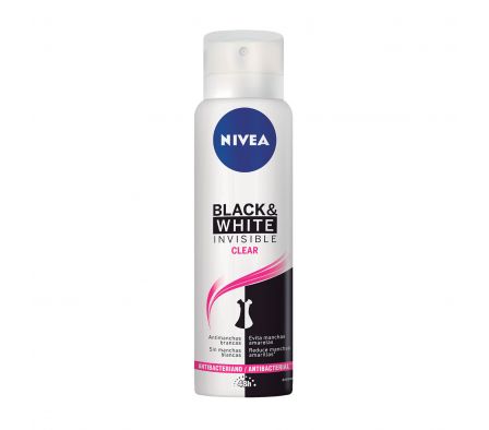 DESODORANTE NIVEA FEM INVISIBLE B&W CLEAR 150ML