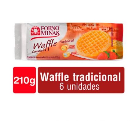 WAFLE FORNO VAINILLA TRADICIONAL 6X35GR