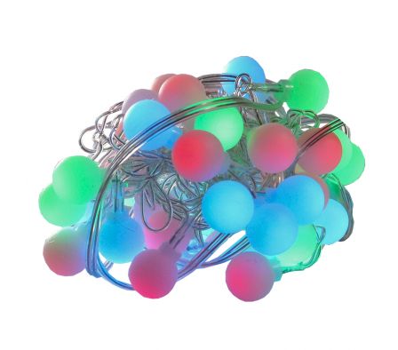 LUZ NAVIDEÑA BOLA 50 L 1.4 CM MULTICOLOR