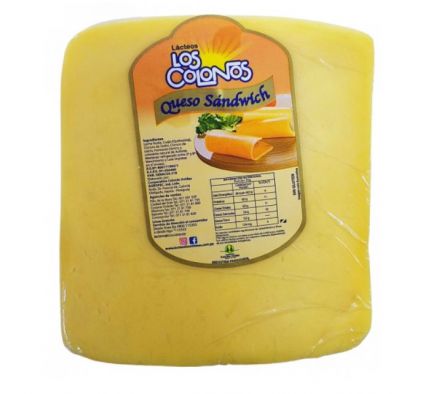 QUESO SANDWICH LOS COLONOS X KILO.