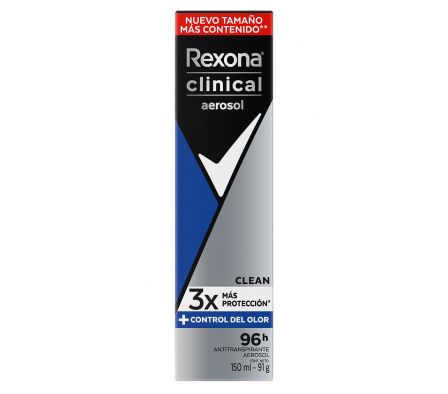 DESODORANTE REXONA MEN CLINICAL EXPERT CLEAN 150ML