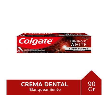 CREMA DENTAL COLGATE LUMINOUS CHARCOAL 90 G