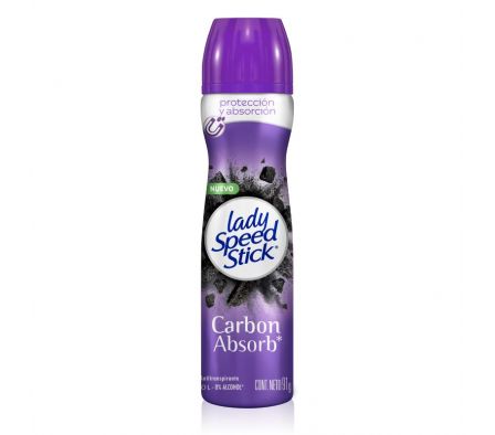 DESODORANTE LADY SPEED STICK CARBON ABSORB 91G