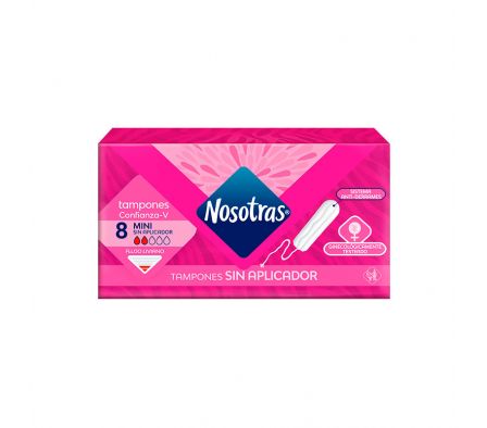 TAMPONES NOSOTRAS CONFIANZA  MINI 8UN