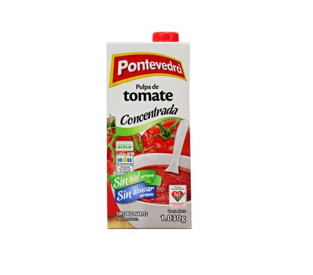 PULPA DE TOMATE  PONTEVEDRA S/SA/AZUC.1.030 GR 