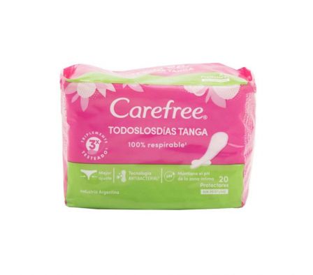 PROTECTOR DIARIO CAREFREE TLD PANTY TANGA 20UN