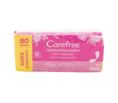 PROTECTOR DIARIO CAREFREE COMPACT S/P 80UN