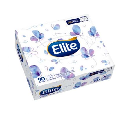 PAÑUELO FACIAL ELITE ESTUCHE EXTRA SEDA X 90 UNI