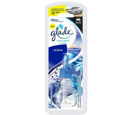 AROMATIZANTE GLADE AUTO SPORT REPUESTO ACQUA