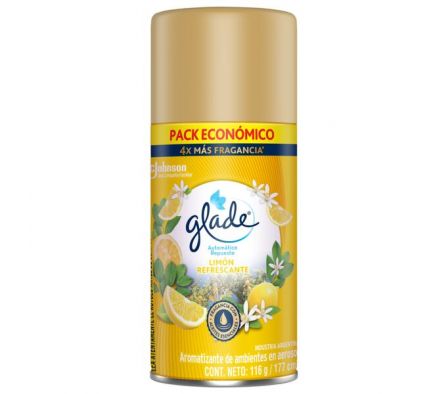 AROMATIZANTE GLADE REPUESTO LIMON REFRESCANT 170ML