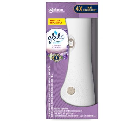 AROMATIZADOR GLADE FULL LAVANDA Y VAINILLA 177GR