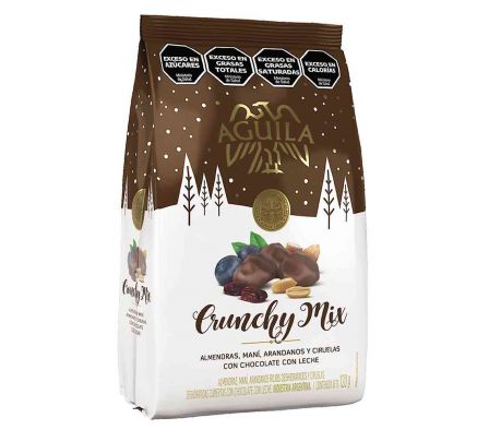 CHOCOLATE AGUILA CRUNCHY MIX 120GR