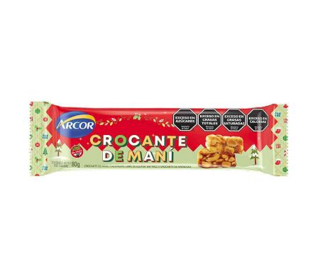 TURRON ARCOR CROCANTE DE MANI 80GR