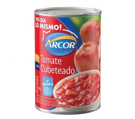 SALSA DE TOMATE ARCOR CUBETEADO 400GR