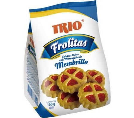 GALLETITA DULCE FROLITAS MEMBRILLO PET TRIO 20PQ.