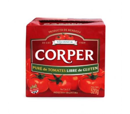 PURE DE TOMATE CORPER 520GR