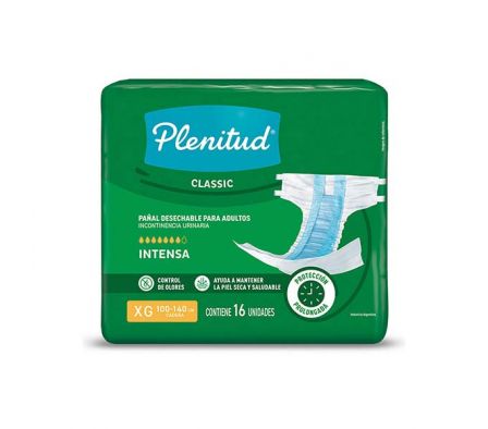 PAÑAL PARA ADULTO PLENITUD CLASSIC 16UN