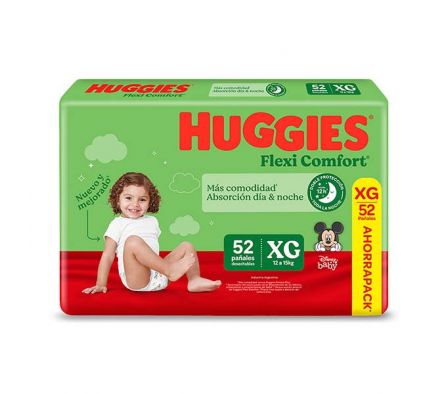 PAÑAL HUGGIES ACTSEC FROZEN TAMAÑO XGY 52UN
