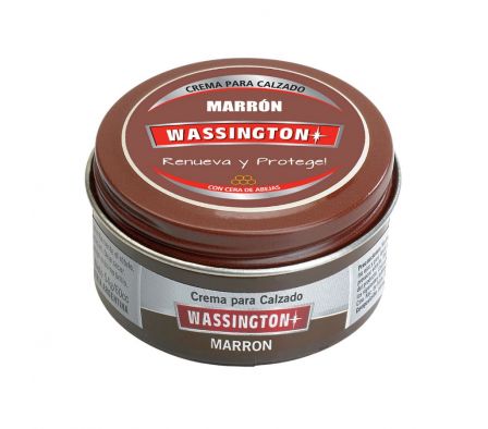 CREMA PARA CUERO MARRON WASSINGTON 60CC