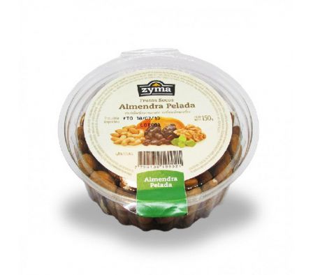 ALMENDRAS PELADAS ZYMA 150 GRS