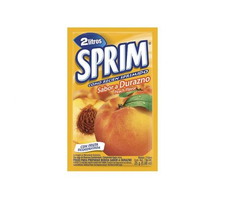 SPRIM JUGO SABOR DURAZNO 2 LTS