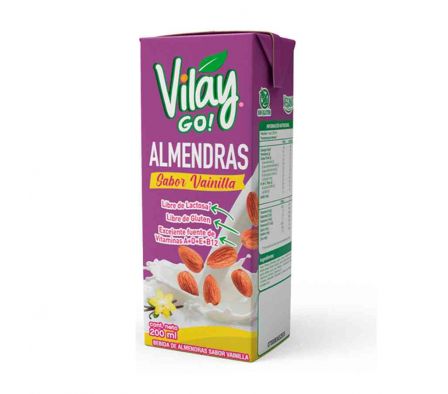 BEBIDA DE ALMENDRAS VILAY VAINILLA 200 ML