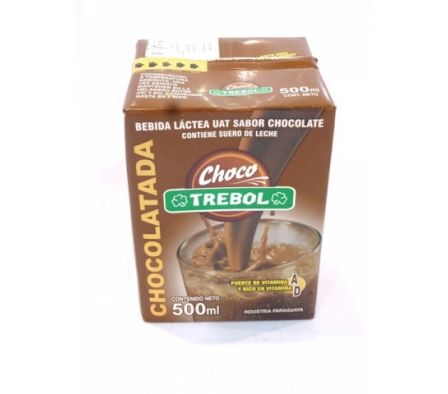 TREBOL LECHE CHOCOLATADA UAT SQUARE 1/2 LIT.