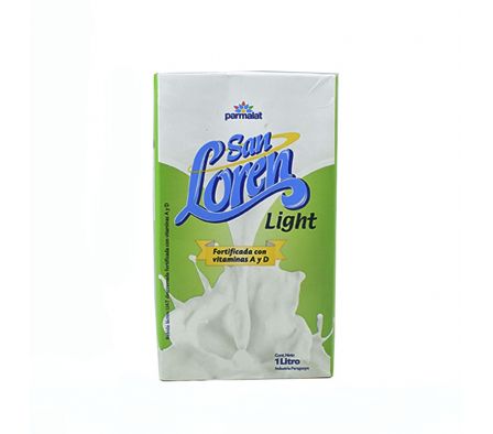 LECHE SAN LOREN LIGHT  LARGA VIDA 1 LT 