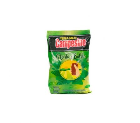 YERBA MATE CAMPESINO MENTA Y BOLDO 100 GR