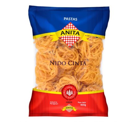 FIDEOS ANITA  NIDO CINTA  400 GR