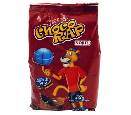 CHOCO RAP CHOCOLATE EN POLVO 400 GR.
