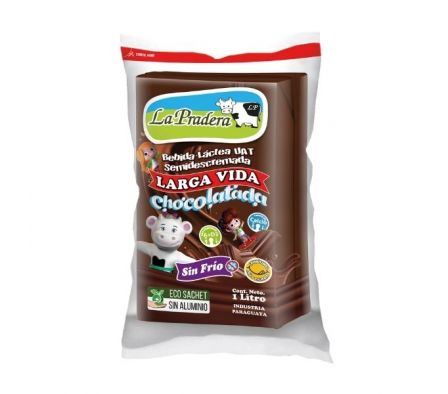 BEBIDA LACTEA CHOCOLATADA LA PRADERA SACHET 1 LT
