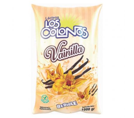 BEBIDA FERMENTADA LOS COLONOS VAINILLA SACHET 1LT