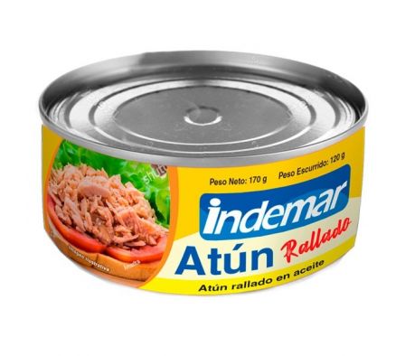 ATUN INDEMAR RALLADO EN ACEITE 160GRS