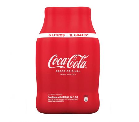 GASEOSA COCA COLA MULTIPACK 1.5 LT 4UN.