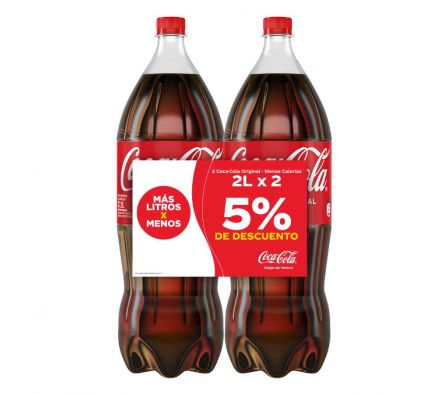 COCA COLA 2LTS PACK X 2 