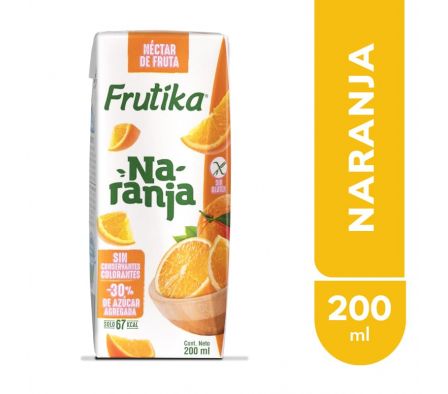 FRUTIKA JUGO NECTAR NARANJA 200 ML 