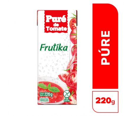 PURE DE TOMATE FRUTIKA  BAJO EN SODIO 220GR