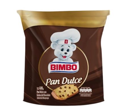 PAN DULCE BIMBO GOTAS DE CHOCOLATE BOLSA 400GR