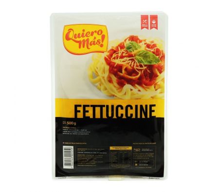 FIDEO FETTUCCINE QUIERO MAS PASTEURIZADO 500GR