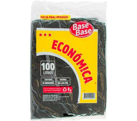 BOLSA DE RESIDUOS BASE BASE 100 LTS