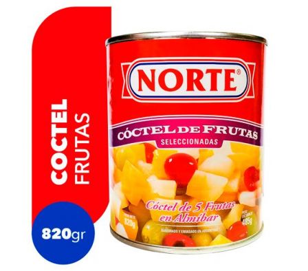 NORTE COCTEL DE FRUTAS 820GX12