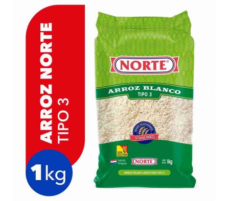 ARROZ NORTE TIPO III 1KG