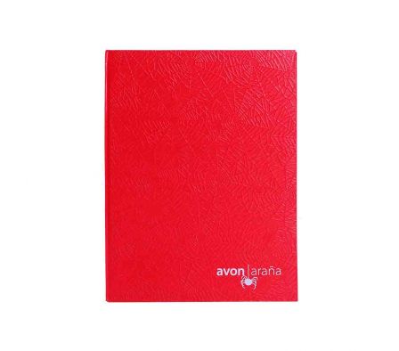 CUADERNO AVON ARAÑA ROJO 1RAYA 48 HOJAS 