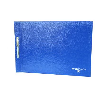 CARPETA DE DIBUJO AVON ARAÑA N°3 AZUL  